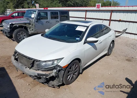 2019 Honda Civic Ex-L z USA, uszkodzony, nr VIN 19XFC1F73KE018448